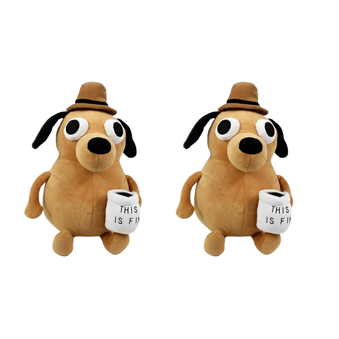 This is Fine Dog Plushie