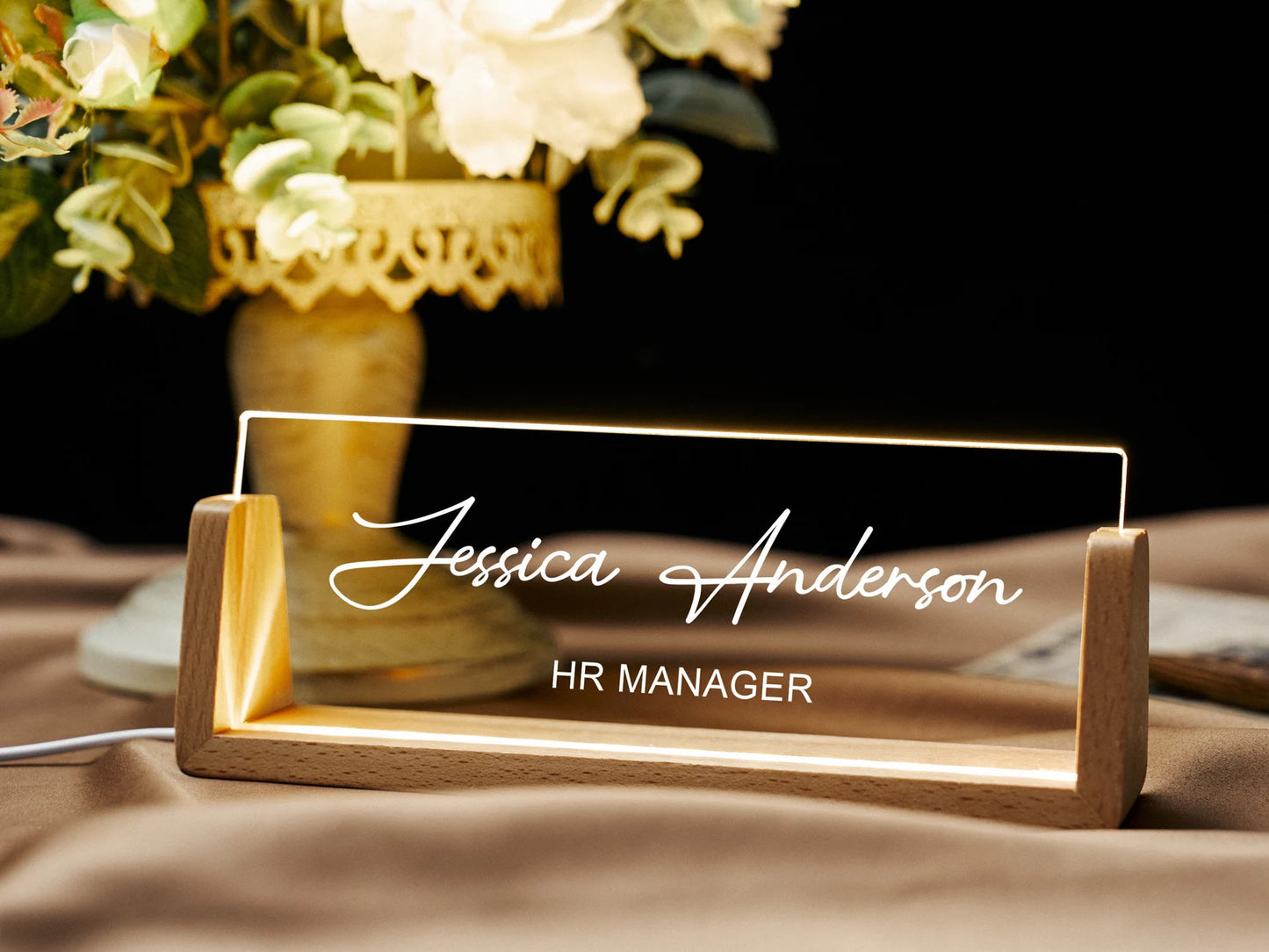 Personalized Desk Name Plate